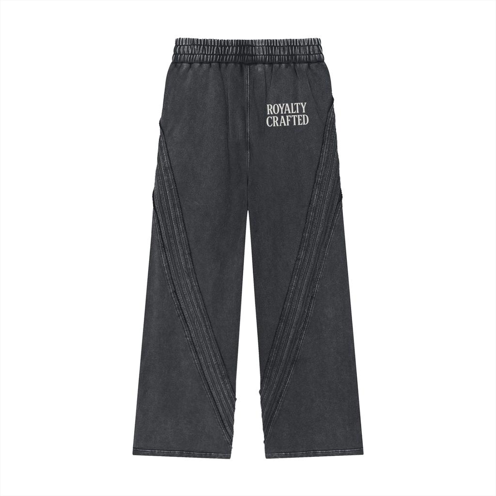 Snow Washed RC Tape Raw Edge Sweatpants