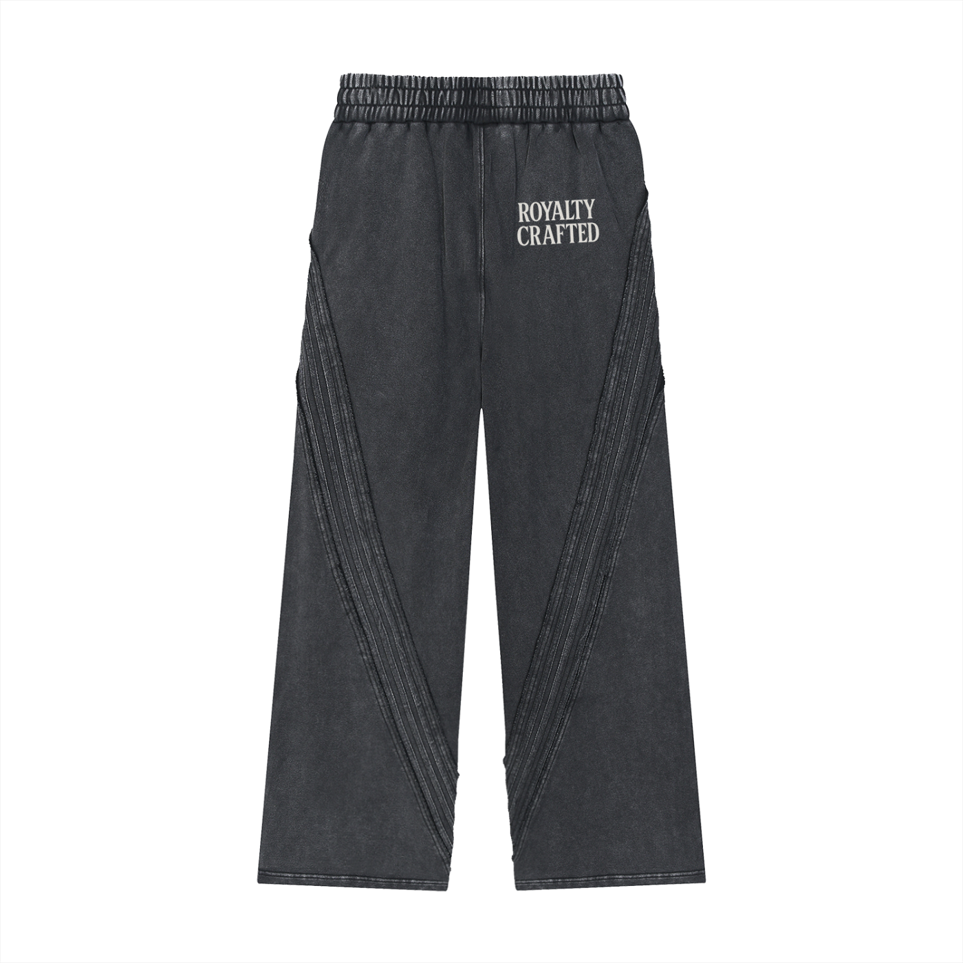 Snow Washed RC Tape Raw Edge Sweatpants